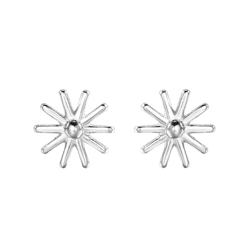 Snowflake stud earrings yse-2586e