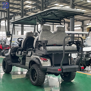 Voiturette de golf électrique tout-terrain 6 <span class=keywords><strong>places</strong></span> CAMP Luxury Design homologuée pour la route, batterie 72V, mini buggy de golf, voiturette de club - Product Image 5