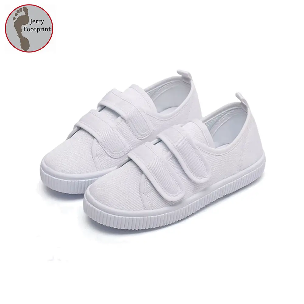 2024 Goedkope Lente Zomer Mode Kids Witte Canvas Sneakers Hoge Top Volwassen Canvas Casual Schoenen Meisje Voor Kinderen