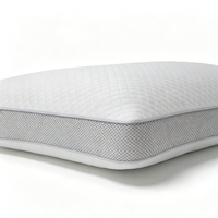 Oreiller corporel moelleux réglable de qualité supérieure, oreiller de soutien de la tête moelleux et solide pour adultes allergiques et oreillers pour dormeurs latéraux