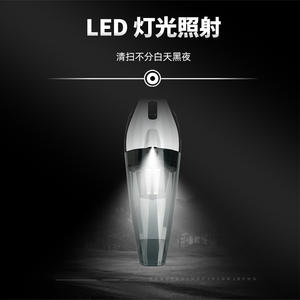 Aspiradora Portátil de Mano con Luz LED, 0.5L/1L, Inalámbrica, Funciona con Batería, para Uso en Seco y Húmedo, Aspiradora para Auto - Product Image 1