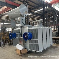 Alimentation triphasée 50Hz grande capacité SZ13-40000KVA transformateur de tension de bobine toroïdale immergée dans l'huile réglable en charge 33KV/11KV