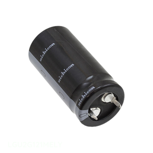 ตัวเก็บประจุแบบ Through Hole CAP ALUM รุ่น LGU2G121MELY ของผู้ผลิต ความจุ 120 ไมโครฟารัด ค่าความคลาดเคลื่อน 20% แรงดัน 400 โวลต์ แบบ Snap TH - Product Image 1