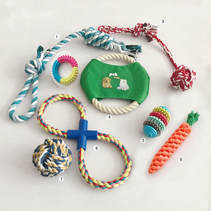 Juguetes Para Perros de cuerda de algodón duradera, juego de regalo para mascotas, surtido gratis, <span class=keywords><strong>2021</strong></span>, 10 Uds. - Product Image 5