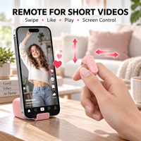 Anneau TikTok rechargeable pour télécommande Bluetooth, défilement sans fil, retournement de page, contrôle par application