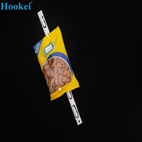 Présentoir à croustilles en métal avec clip, présentoir pour sacs à collation, cintre, présentoir avec clips