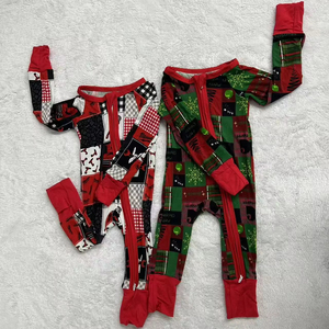 Zs Bí Ẩn Bó Rts Tre Ngẫu Nhiên <span class=keywords><strong>In</strong></span> Đôi Dây Kéo Tre Bé Romper Trẻ Sơ Sinh Quần Áo Trẻ Em - Product Image 3