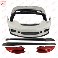 Kit de carrocería 991,2 Para 911 2005-2011 Kit de carrocería Facelift para 997 a 991 Parachoques delantero + Faldones laterales + Parachoques trasero para 997,1 997,2