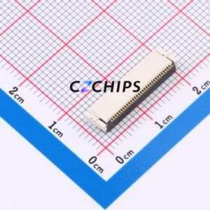 CAX-AFC24-32XIB-H2.0 FFC/<b>FPC</b> Connector SMD,P=0.5mm,Connector Flip Cover Type Double Side Contact / Top Bottom Contact 32P 0.5mm - Product Image 2