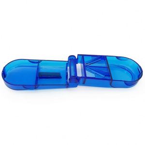 Universal Pill Slicer Large Small Medication Splitter <b>Tool</b> V Grip Pill Cutter <b>Box</b> Wholesale Supply Tablet Divider Case - Product Image 4