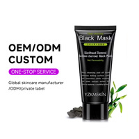 Masque Facial Nettoyant en Profondeur au Charbon pour Points Noirs et Zones T - Soin du Visage Complet OEM