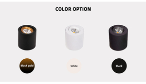 ไฟสปอตไลท์ LED แบบติดพื้นผิว COB IP44 2700K แสงวอร์มไวท์ อะลูมิเนียม หมุนได้ 360 องศา 9.5W ปรับได้ ไฟสปอตไลท์ติดเพดาน ภายในอาคาร ทันสมัย - Product Image 4