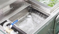 Automatische kantelbare ultrasone ozonwasmachine voor groenten, fruit en vlees (kool, sla etc.)