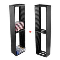 Support de rangement multifonctionnel SYYTECH 36 en 1 pour disques de jeu, cartes CD, boîtes de rangement pour PlayStation 4 PS4 Slim Pro, accessoires de jeu