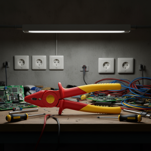 Insulated Pliers 190mm With <b>Wire</b> Cutter For <b>Electrical</b> Work - Product Image 3