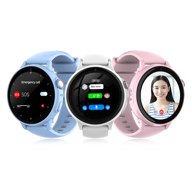 VY15 Smart Watch for Kids with SOS 4G Video Call LBS GPS WiFi Activity Tracker Dual OS Compatibility Call Reminder Calendar