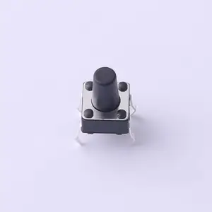 Kinghelm Shenzhen 6X6X9mm touch switch Push Button Switch PCB 4pin 260gf dip Tact switch Tactile