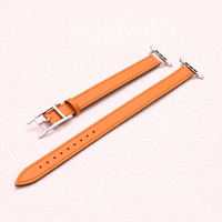 Bracelet de montre en cuir rose pour montre casio Longines Bracelet en cuir véritable Cartier Garmin Seiko montres 20mm Bracelet Double Tour