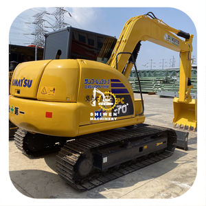 รถขุดตีนตะขาบขนาดเล็กสำหรับ PC70 Komatsu รถขุด PC20มือสองจากญี่ปุ่นของแท้มีมอเตอร์เครื่องยนต์ PC40 PC35 PC30 - Product Image 1