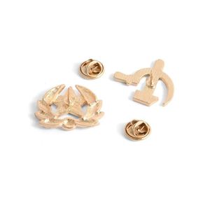 Stile etnico Soviet falce martello rosso stella per risvolto all'ingrosso nero Nickel massonico perni all'ingrosso in metallo pentagramma collare - Product Image 6