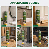 BILIN 300ml Colle liquide transparente sans clou haute adhérence écologique pour la construction et l'intérieur, étanche, OEM