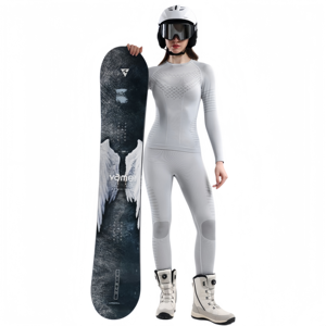 Ensemble de <span class=keywords><strong>sous</strong></span>-vêtements thermiques de <span class=keywords><strong>ski</strong></span> à compression à séchage rapide pour femmes, <span class=keywords><strong>sous</strong></span>-vêtements thermiques ajustés et respirants pour les sports de plein air, support OEM - Product Image 4