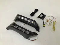 Haute qualité classe G W463 4*4 à B Style lèvre avant avec lumières LED classe G W463 pièces de voiture modification de mise à niveau de lèvre de pare-chocs avant