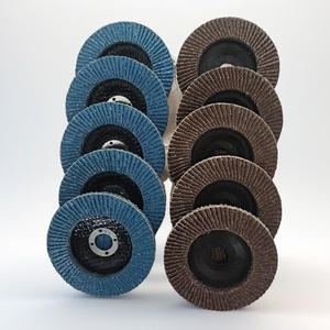 Nhà Máy Giá 200 cái/carton 4 "100 mét cao cấp màu xanh Zirconia Flap đĩa bánh xe máy mài góc Sanding đĩa T29 40 60 80 120 grit - Product Image 3