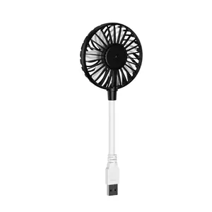 Tüm Usb çıkışı Mini soğutucu Fan c eller serbest fanlar kablosuz şarj soğutucu taşınabilir mini boyun fan ile led ışık