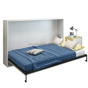 Lequan Horizontal manual disassembly frame saves space by folding wall Murphy bed mechanism