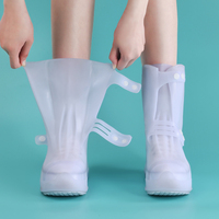 Protège-chaussures d'extérieur pour adultes de haute qualité, bottes de pluie antistatiques et réutilisables, couvre-chaussures étanches en plastique Tpe