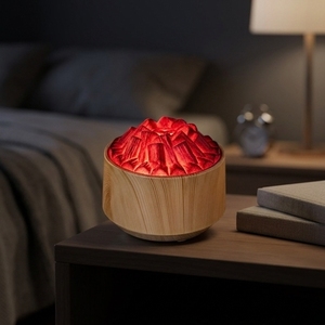 Cool Mist Humidifier for Home 300ml with Ambient <b>Lighting</b> Scheduled Activation and Auto <b>Timer</b> - Product Image 1