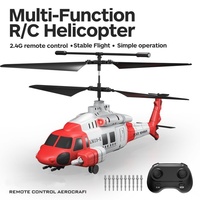Nouvel hélicoptère télécommandé DWI RC Black Hawk pour débutants, composants en caoutchouc, capable de lancer des obus, contrôle à distance de l'avion