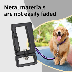 Moschettone girevole con gancio al guinzaglio in lega di alluminio 4KN per attività minerarie e all'aperto - Product Image 5