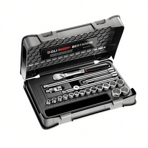 Jeu de douilles à cliquet 3/8 po, 605 pièces, avec cliquet et rallonges pour réparation automobile - Product Image 2