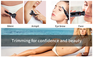 KKS-Rasoir 3 en 1 pour femme, épilateur ABS indolore pour le visage, pour le bikini, l'aine, les aisselles et les mains - Product Image 6