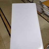 Panneau blanc impression bande réfléchissante argentée et panneau mural en PVC à motif scintillant réfléchissant