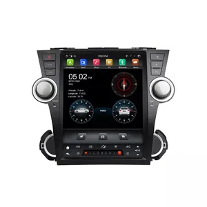 Cadre de lecteur <span class=keywords><strong>dvd</strong></span> de voiture, câble d'alimentation audio, lecteur <span class=keywords><strong>dvd</strong></span> pour Toyota Highlander 2018-2014, style écran Vertical - Product Image 1
