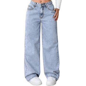 Jeans skinny taille <span class=keywords><strong>mi</strong></span>-haute personnalisés, jeans skinny déchirés pour femmes - Product Image 4