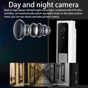 Caméra vidéo Vidéophone Appartements Ring Chime Appartements Sonnette vidéo avec détection de mouvement PIR - Product Image 6