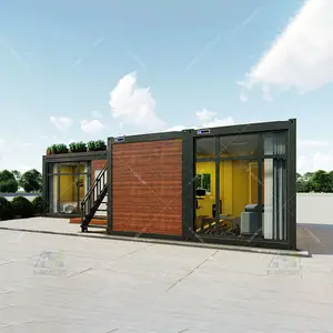 2023 두 침실 모듈 준비가 만든 모바일 조립식 집 컨테이너 조립식 주택