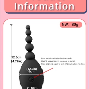 Vibrador CITYFUN con Cola, Vibrador Completamente Cubierto de Silicona, Huevo de Masaje Pequeño, Estimulador de Clítoris, Juguetes Sexuales para Mujer - Product Image 4