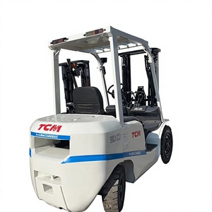 รถยกดีเซล TCM 3 ตัน มือสอง สำหรับงานหนัก พร้อมเครื่องยนต์ ISUZU  สามารถขับเคลื่อนบนพื้นที่ขรุขระได้ เสากระโดง 3 ท่อน ขาย - Product Image 1