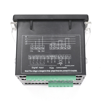 Medidor de Panel Digital Inteligente EcoNewlink 220V 5A con Pantalla LCD, Medidor de Energía Trifásico RS485 Modbus Clase 1.0 de Precisión Eléctrica