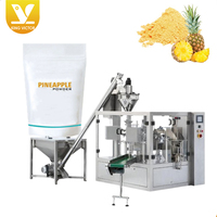 Machine automatique de remplissage et de scellage de poudre d'ananas à grande vitesse Emballage de sacs préfabriqués pour produits en poudre instantanée