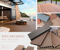 Tarima Compuesta Impermeable, Resistente al Fuego y Ecológica, con Acabado 3D Imitación Madera de Teca y Nogal, para Uso Comercial en Exteriores, Precio de Fábrica