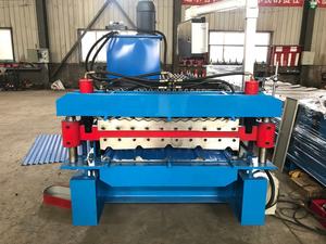 지붕 사용 골판지 프로파일 스틸 루핑 시트 지붕 타일 가격 스틸 더블 레이어 롤 성형 기계 - Product Image 3