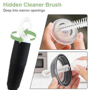 Premium <strong>Bottle</strong> Cleaning <strong>Brush</strong> Set Long Handle Water <strong>Brush</strong> Kit for Straw &amp; Narrow <strong>Bottles</strong> High Quality Cleaning <strong>Brushes</strong> - Product Image 3