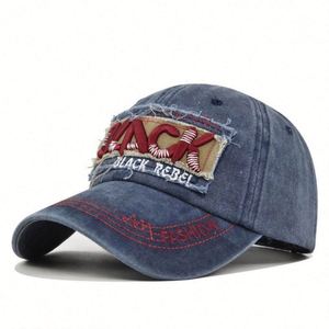 Wholesale Eco-Friendly Vintage Rubber Dad Hat Distressed Sport Baseball Caps Washed 3D Embroidery Silk Screen Printing Unisex - Product Image 5