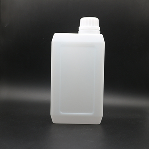 Bouteilles en plastique d'emballage carré en gros avec couvercle à vis pour <span class=keywords><strong>alcool</strong></span> liquide 1000ml <span class=keywords><strong>1L</strong></span> - Product Image 1